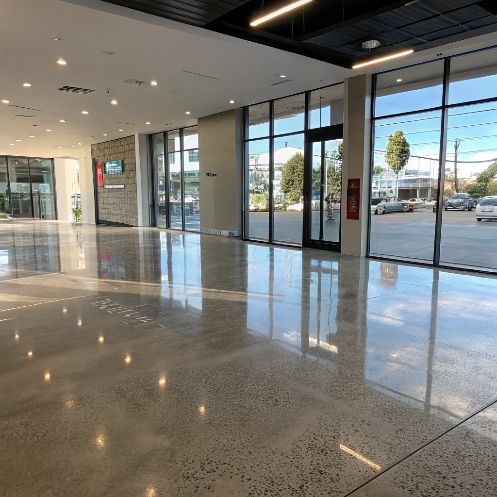 Industrial concrete flooring installation for Daisy Hill business