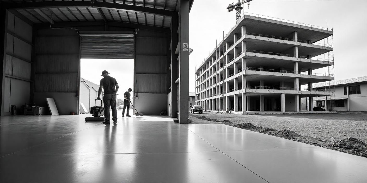 Heritage Park commercial concrete flooring and structural formwork