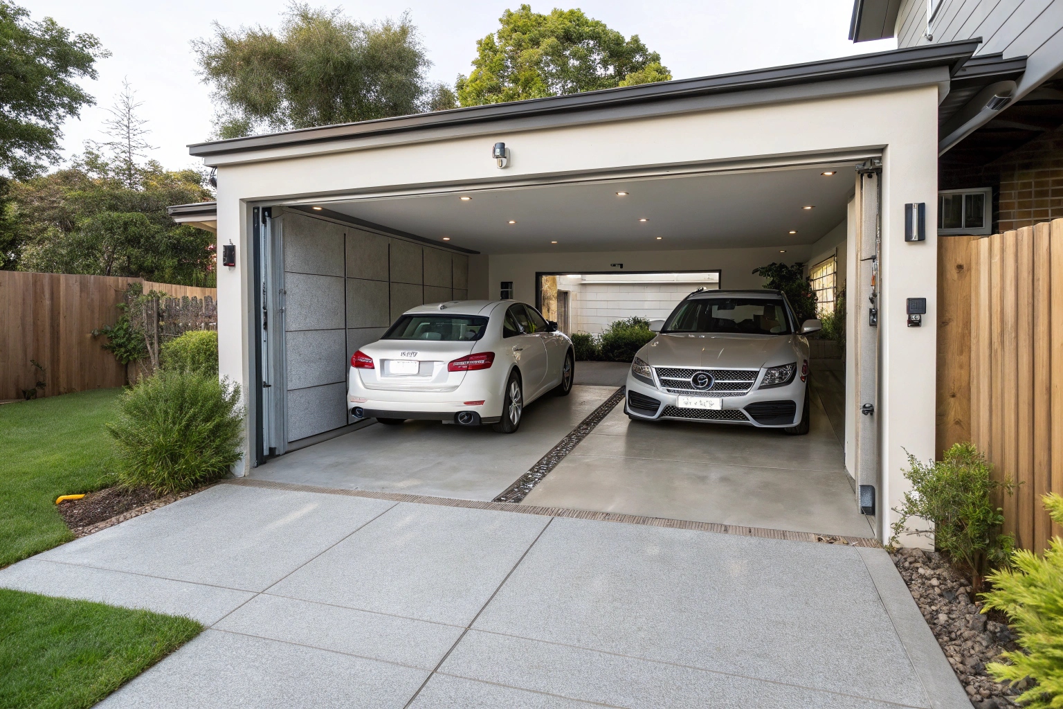 Professional garage slab installation for double car garage in Logan Australia