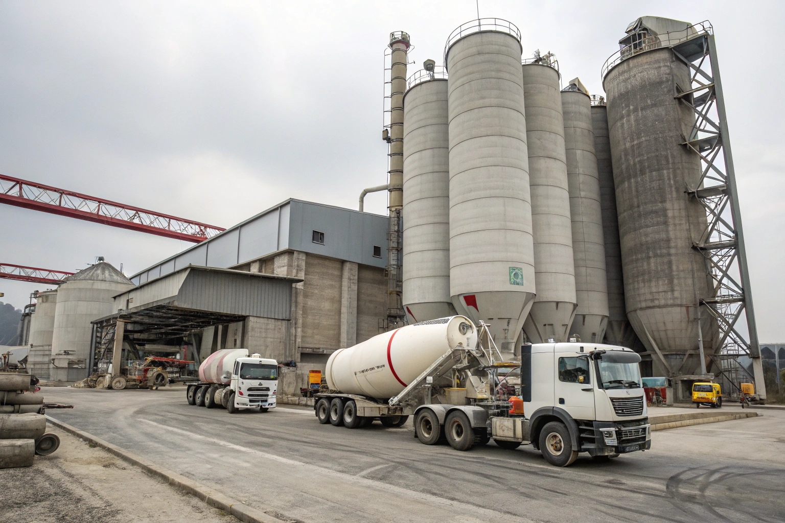 Modern concrete batching plant supplying bulk concrete to Logan and surrounding areas